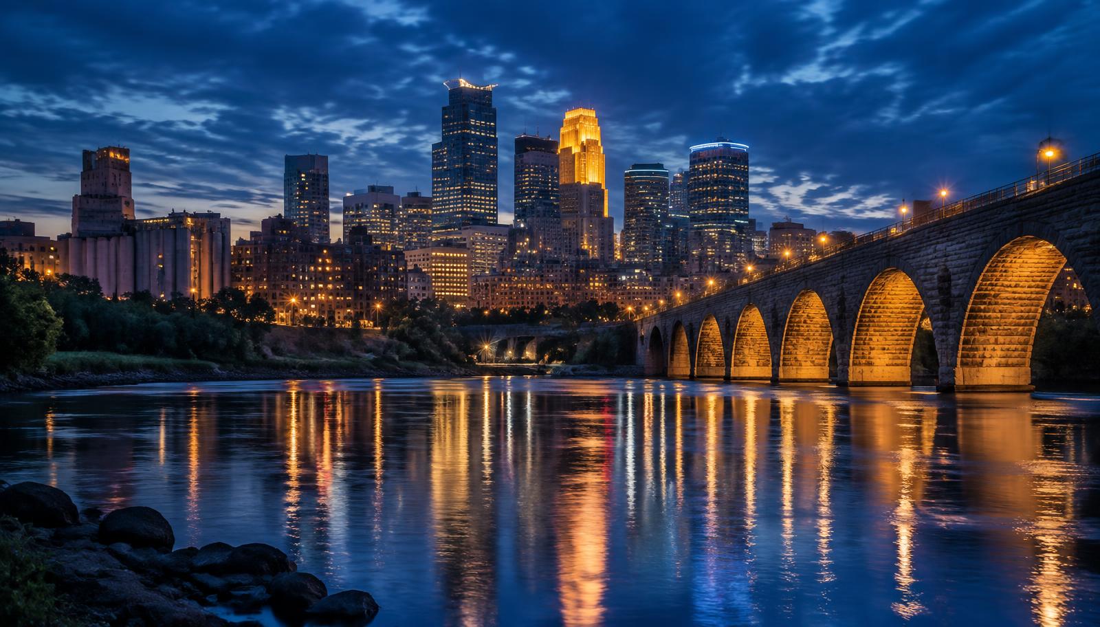 Minneapolis and St. Paul skyline